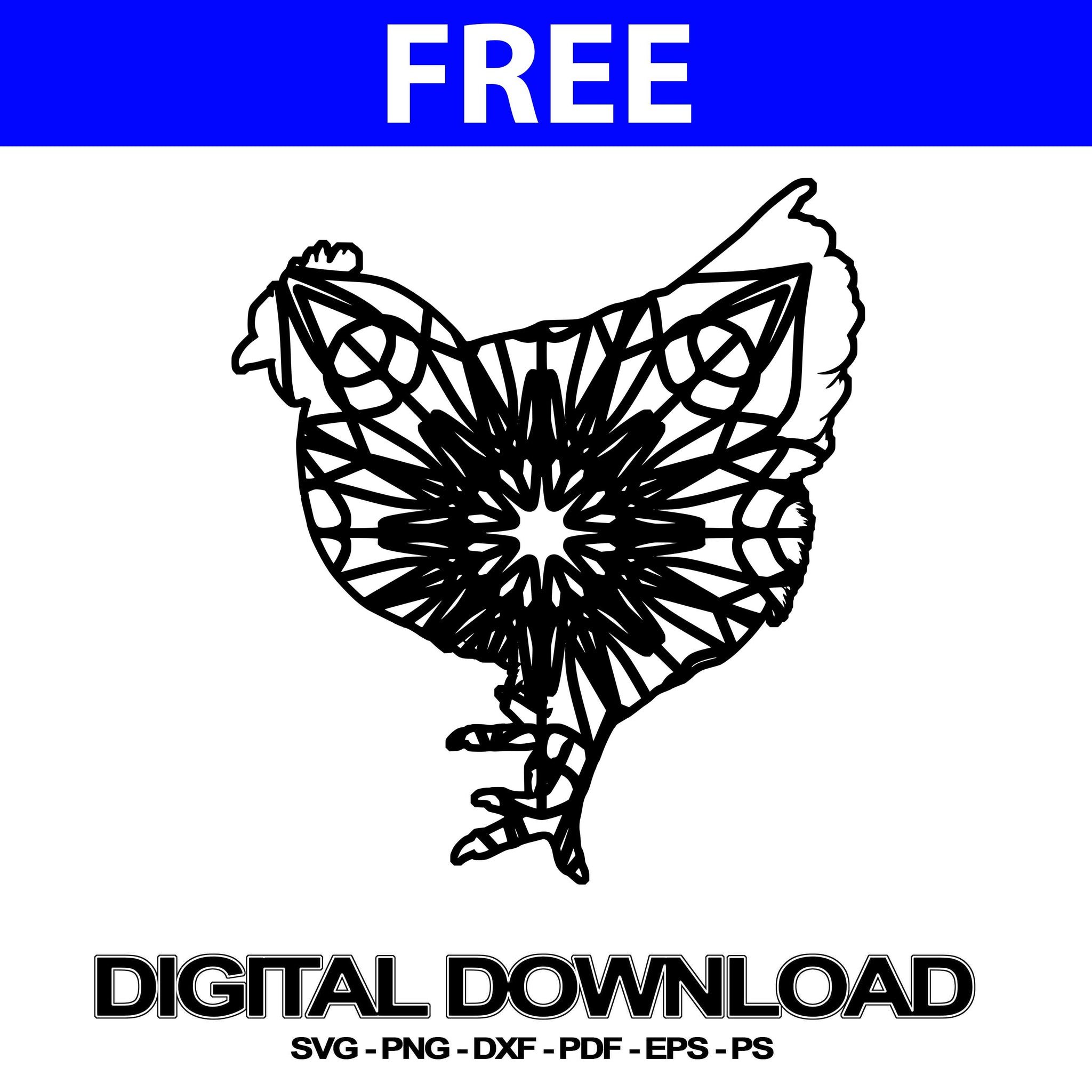 Download Chicken Svg Free Mandala Art | Svg Free - Mandalasvg.com