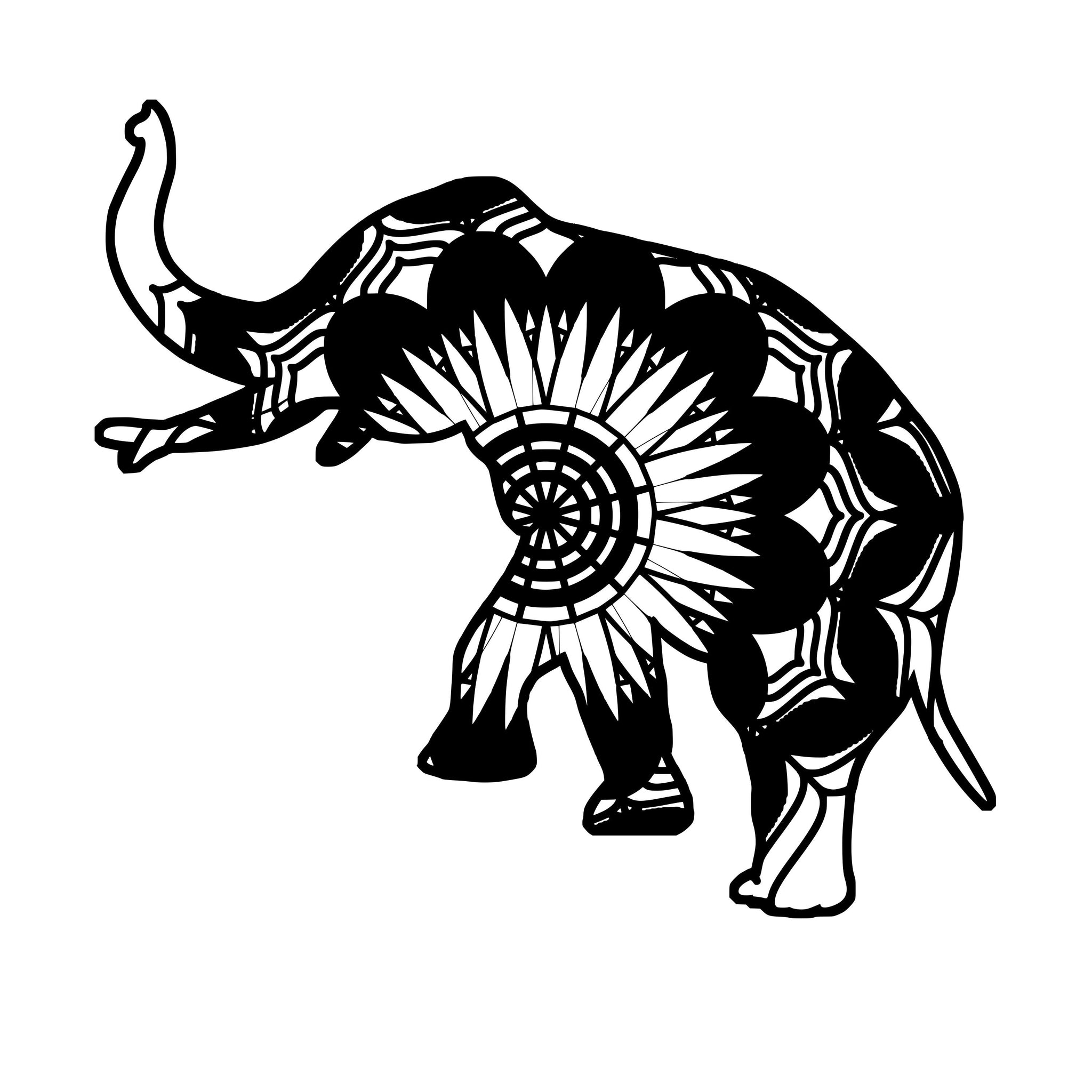 Download Circus Elephant Mandala Animals Svg Mandalasvg Com