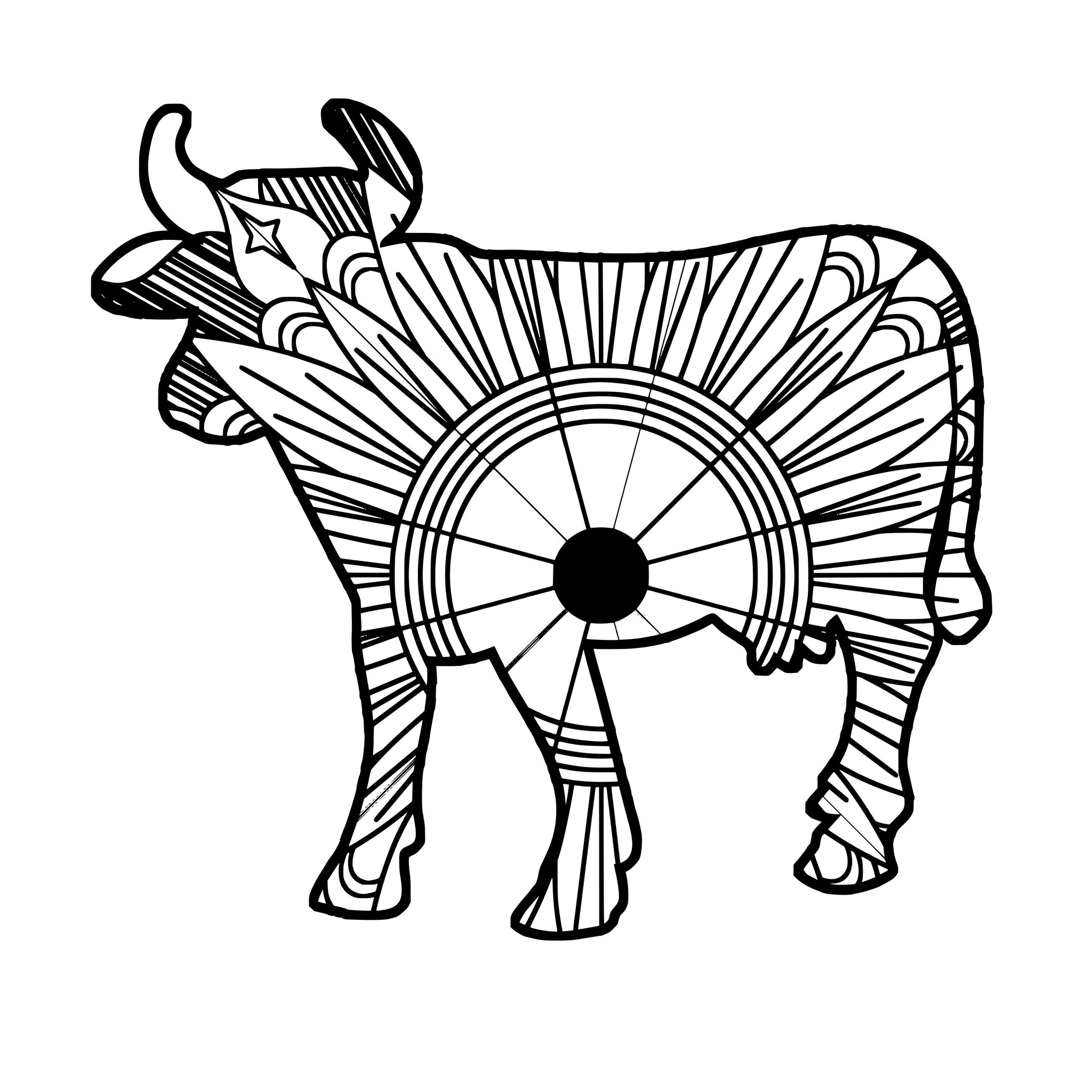 Free Free Mandala Cow Svg 609 SVG PNG EPS DXF File