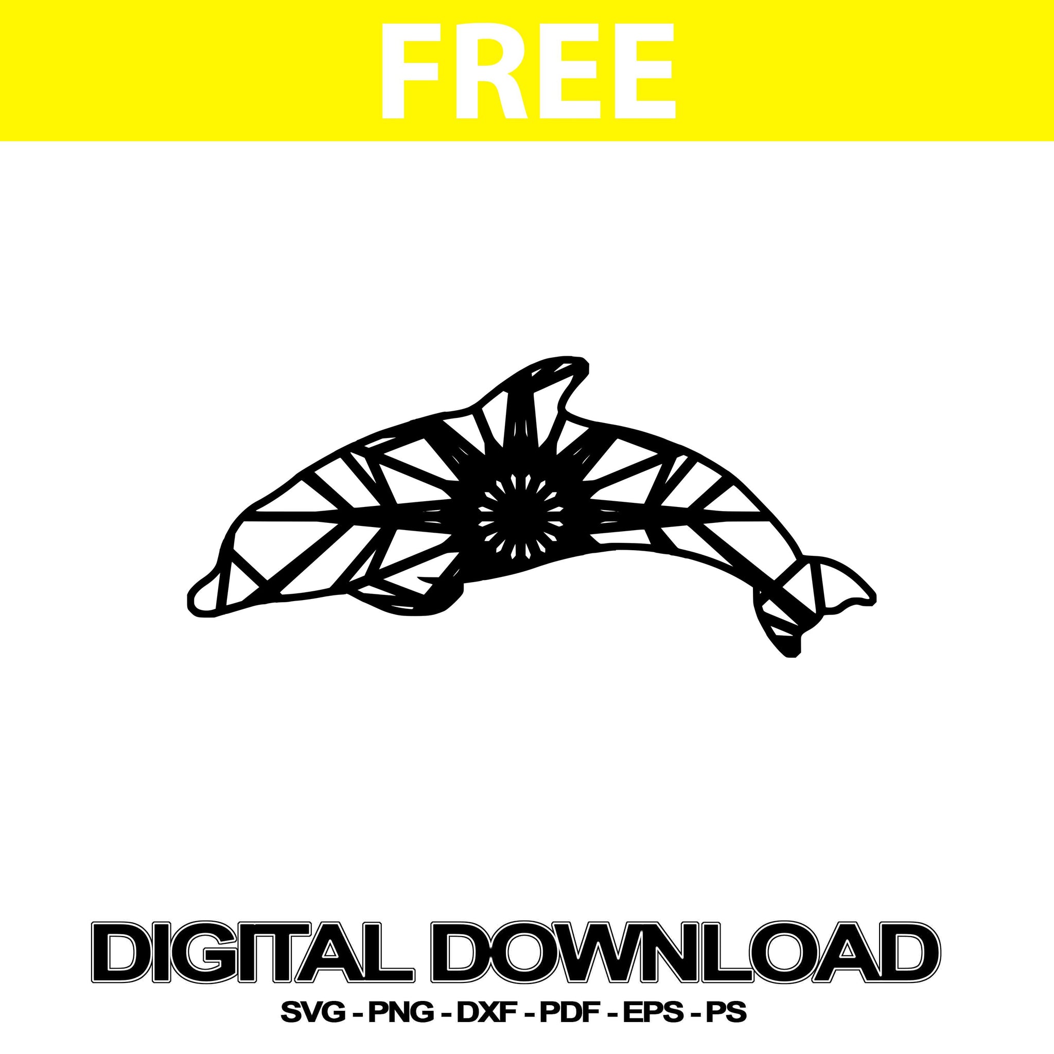 Download Dolphin Cutting Files Mandala Files | Svg Free - Mandalasvg.com