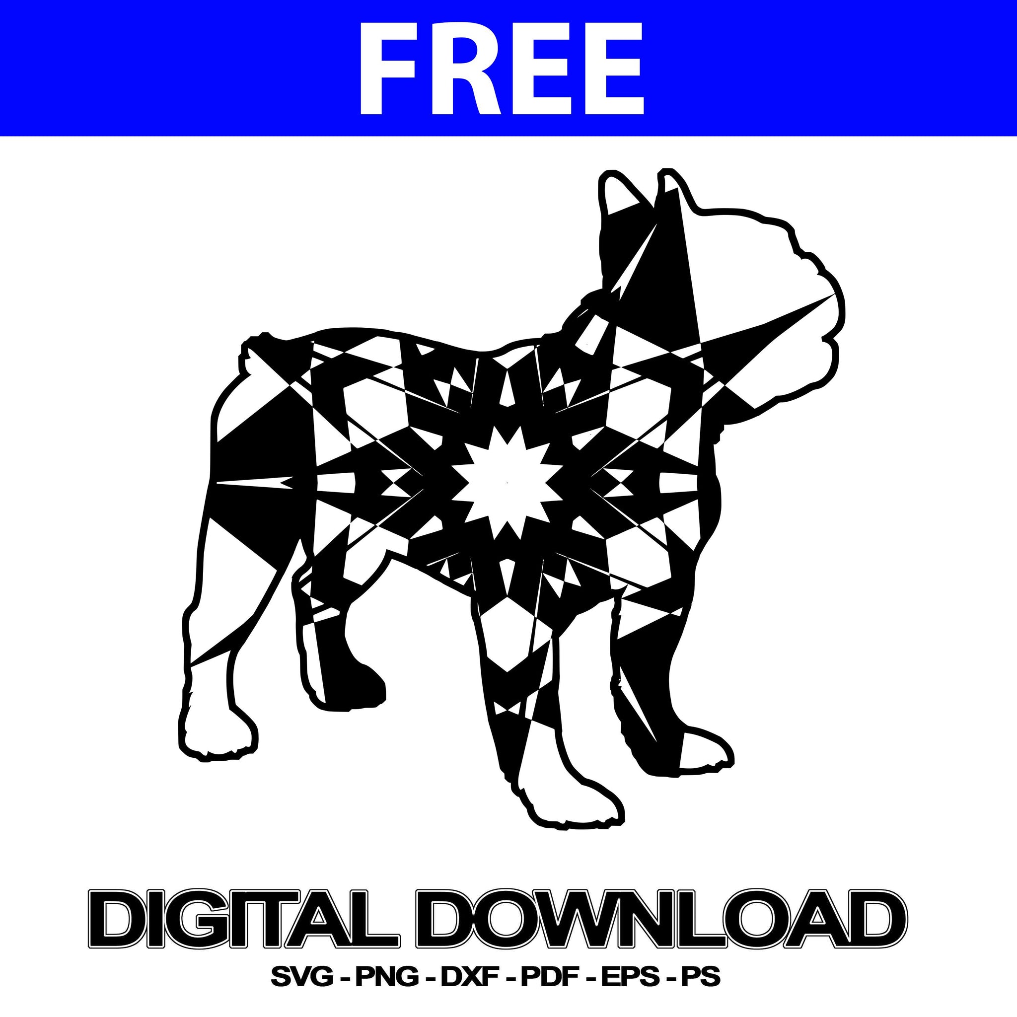 Download French Bulldog Svg Files For Silhouette Mandala Images Svg Free Mandalasvg Com