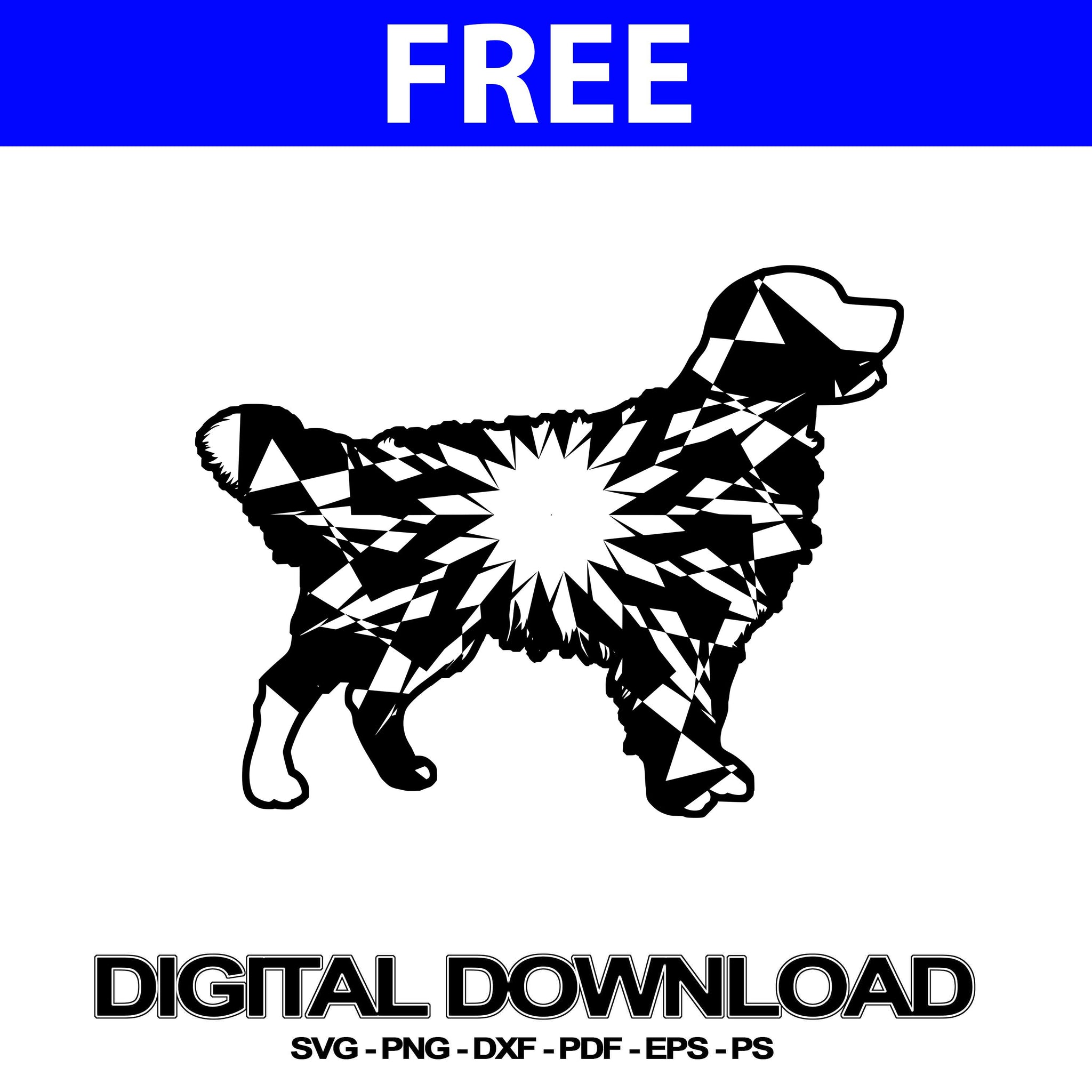 Download Golden Retriever Svg Files For Silhouette Mandala Design Svg Free Mandalasvg Com SVG, PNG, EPS, DXF File
