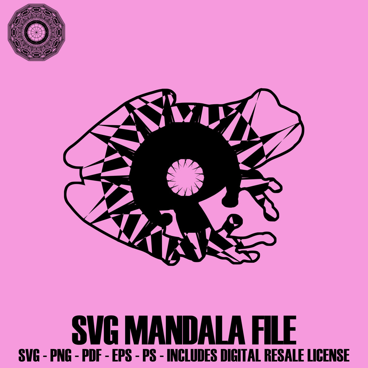 Download Green Tree Frog Svg Free Mandala File Mandala - Mandalasvg.com