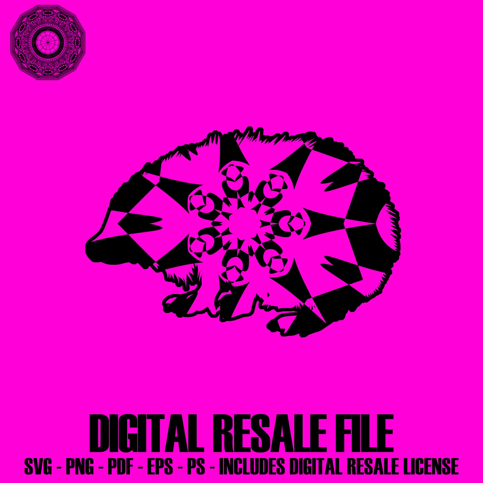 Download Hedgehog Mandala Svg November Collection Digital Download File With Re Mandalasvg Com