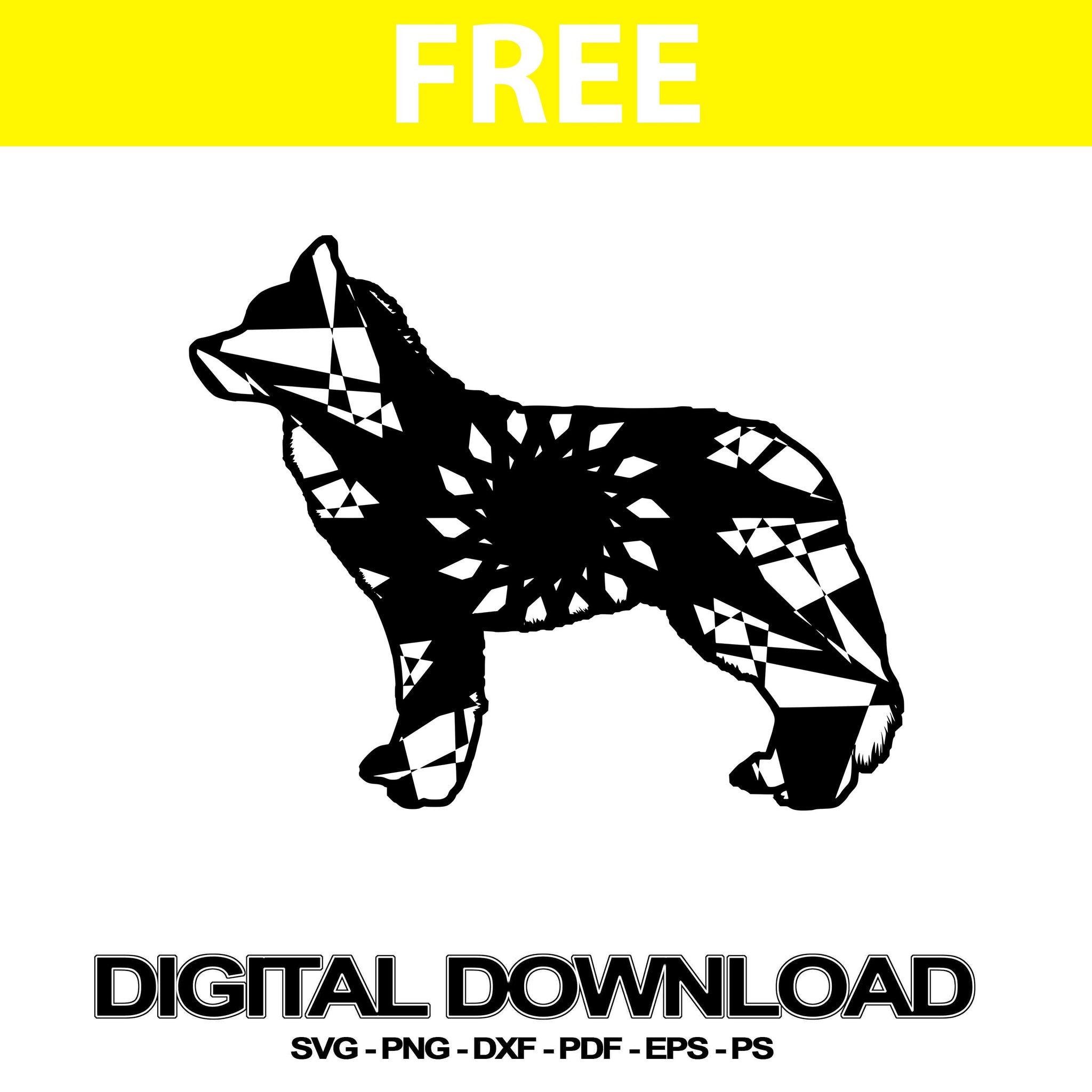 Download Husky Dog Svg Files For Silhouette Mandala For Machines Svg Free Mandalasvg Com