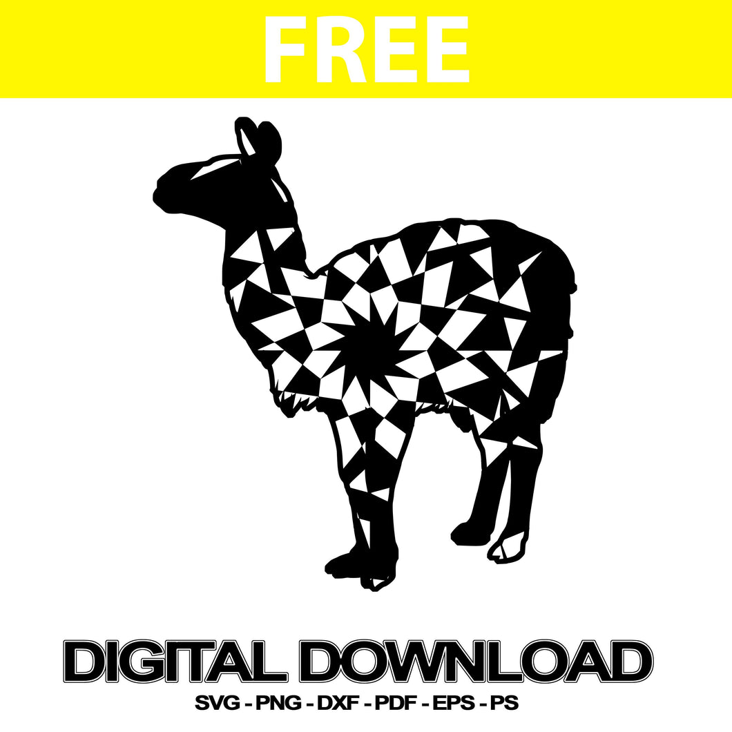 Download Llama Svgs Files Mandala Images | Svg Free - Mandalasvg.com