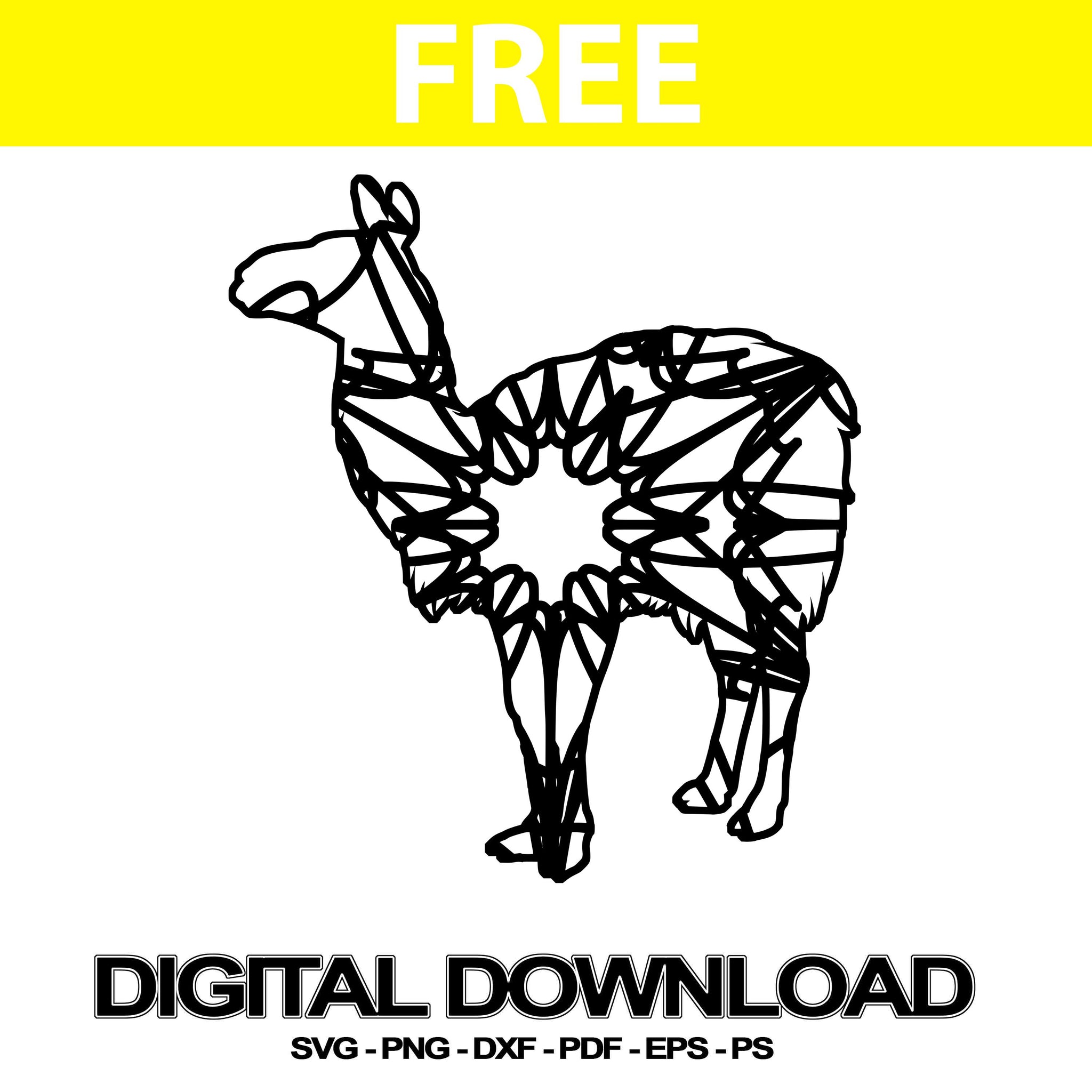 Download Llama Free Svg Cut Mandala Files | Svg Free - Mandalasvg.com