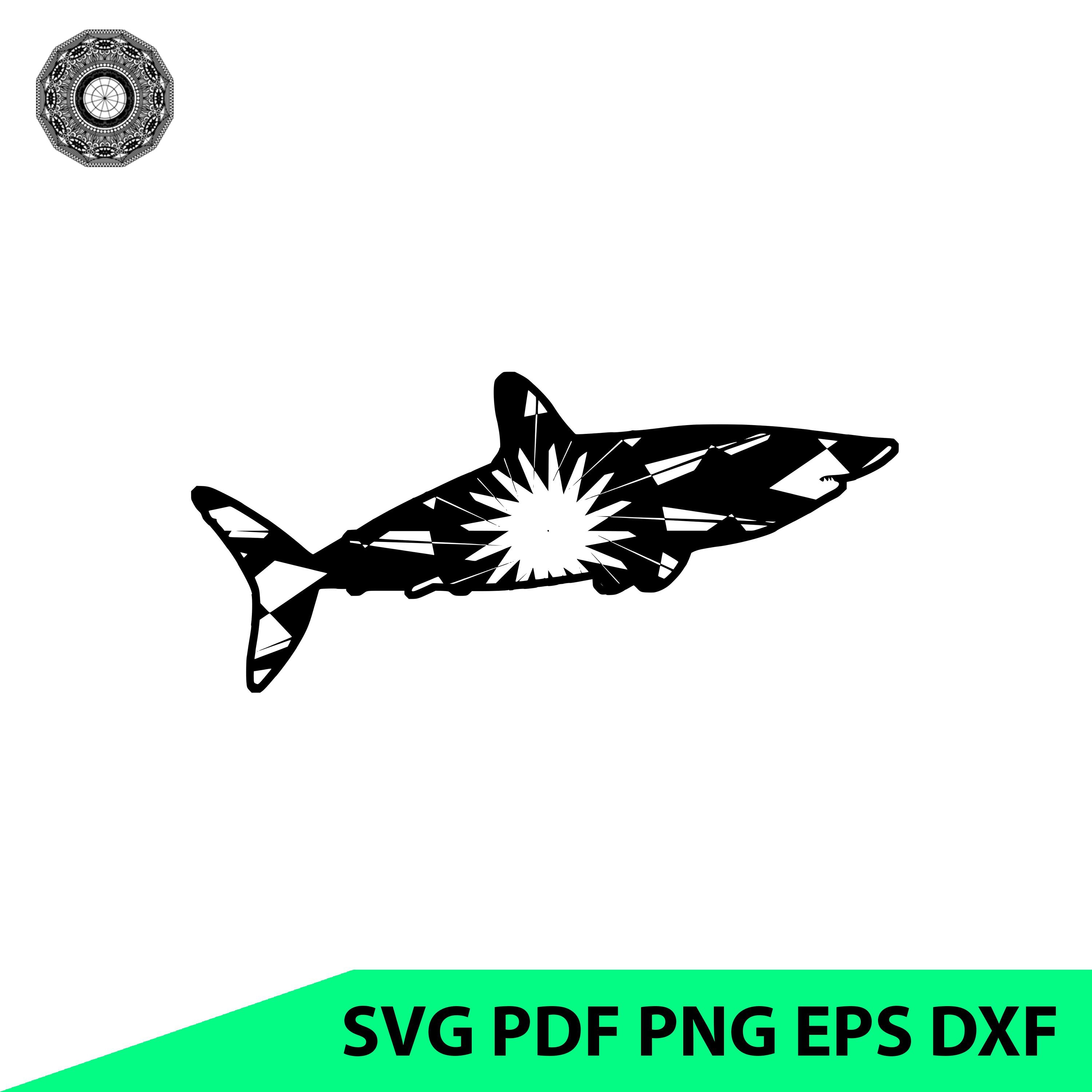 Free Free 302 Shark Mandala Svg SVG PNG EPS DXF File