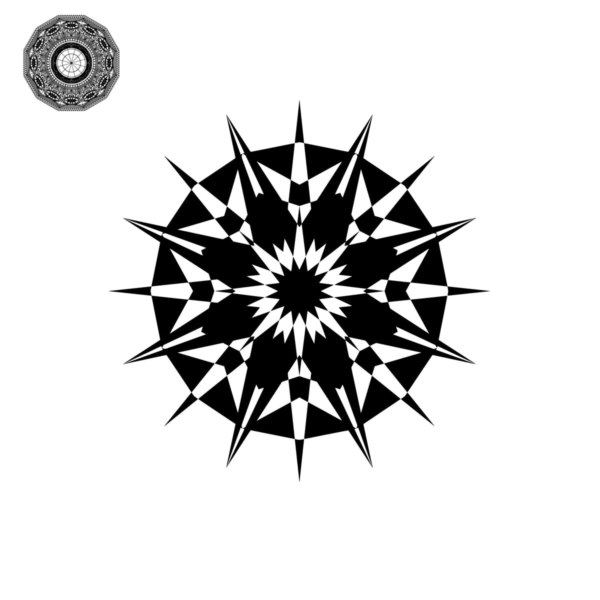 Download Mandala Monogram SVG - Mandalasvg.com