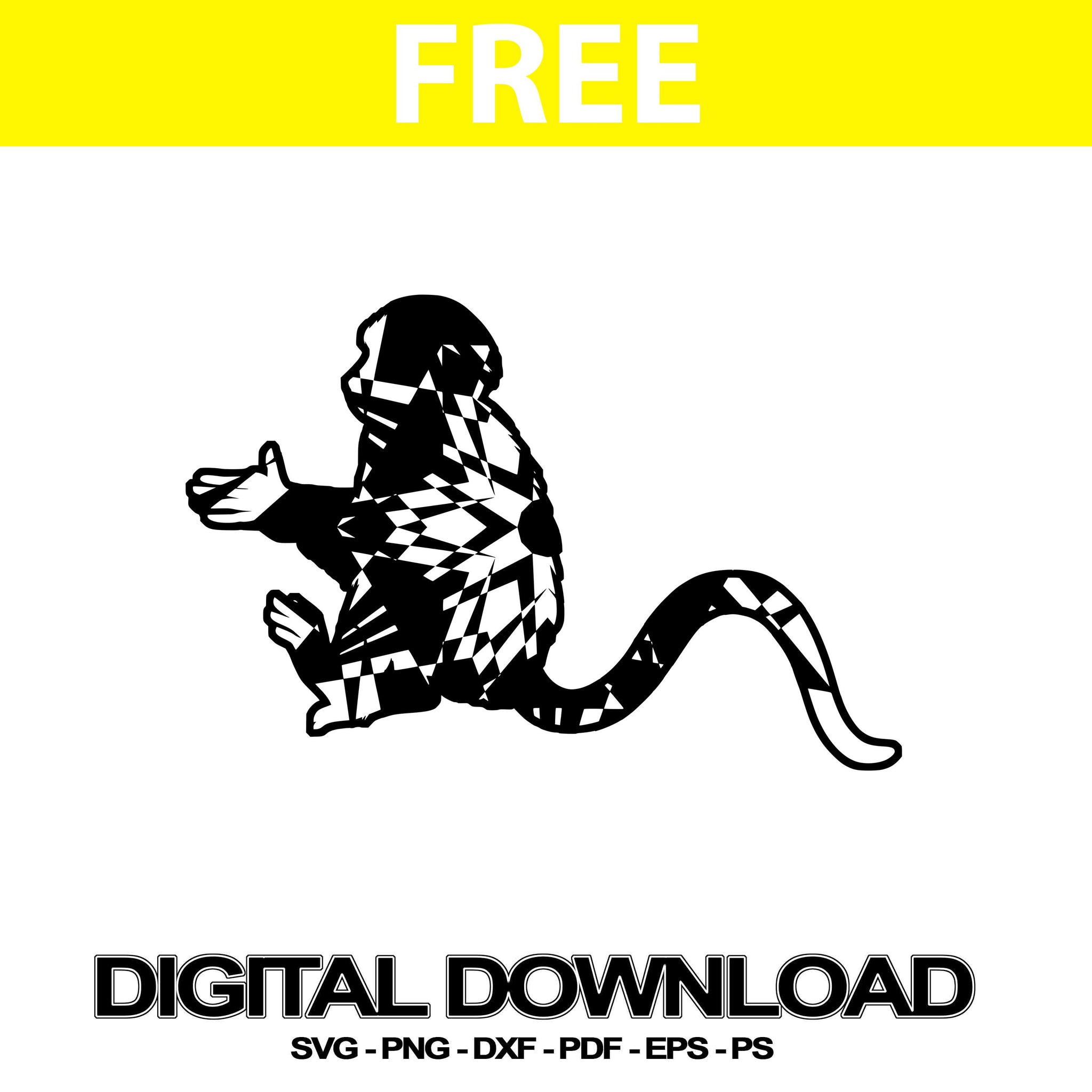 Free Free 223 Silhouette Monkey Svg Free SVG PNG EPS DXF File