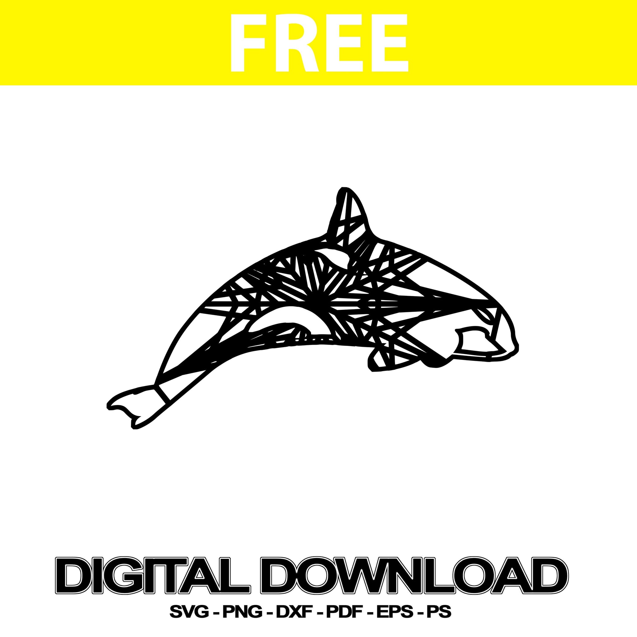 Download Orca Whale Svgs Files Mandala Vector | Svg Free - Mandalasvg.com