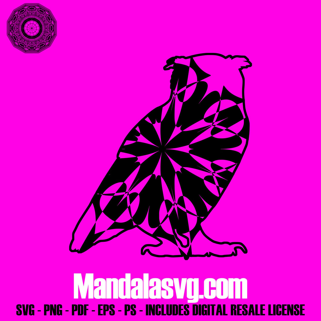 Download Owl Free Svg Cut Mandala For Machines Mandala Mandalasvg Com