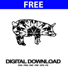 Download Pig Mandala Svg Free Project - Layered SVG Cut File