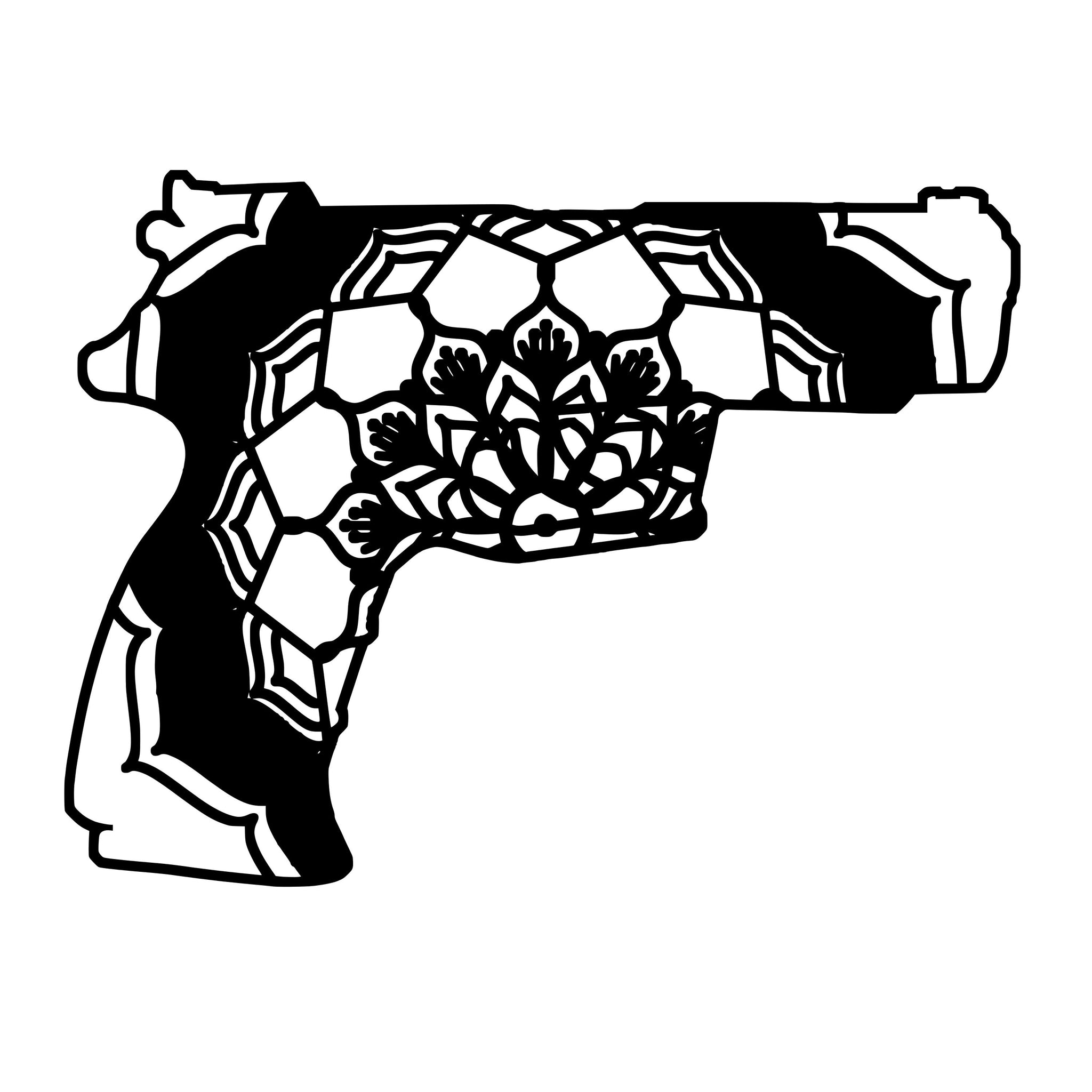 Free Free 199 Gun Mandala Svg SVG PNG EPS DXF File