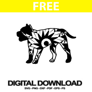 Download Pitbull Cheap Svg Files Mandala Cut File Svg Free Mandalasvg Com