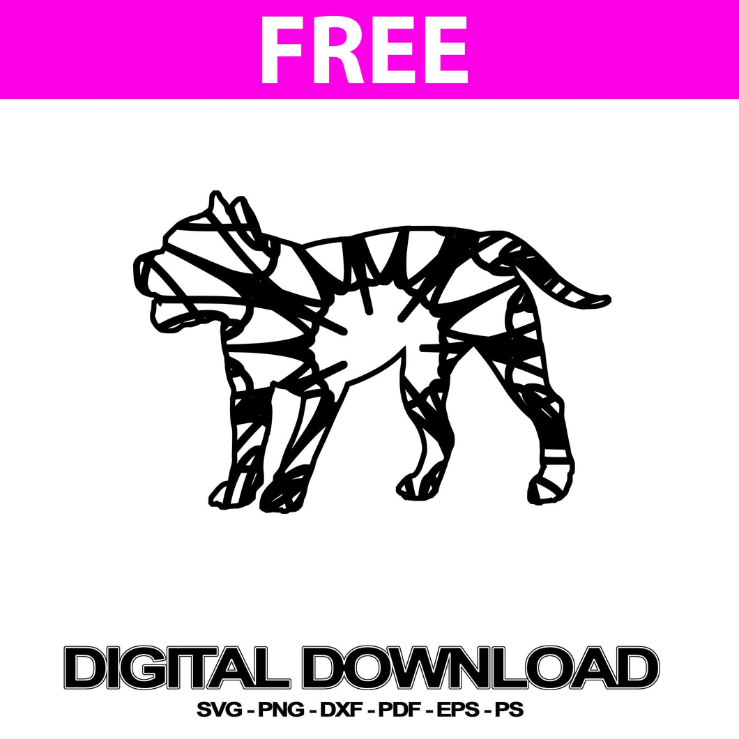 Download Pitbull Svg Free Mandala Design | Svg Free - Mandalasvg.com