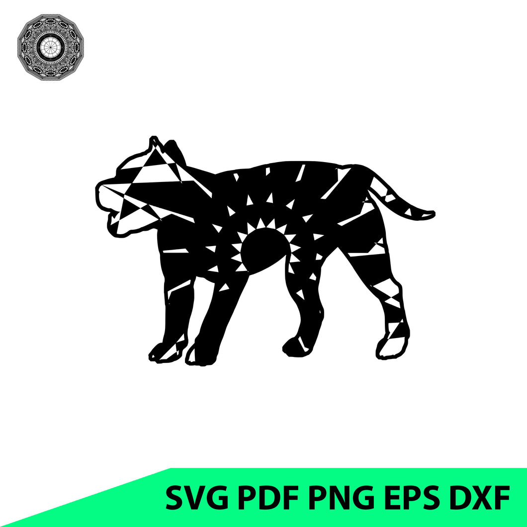 Free Free Pitbull Mandala Svg Free 471 SVG PNG EPS DXF File