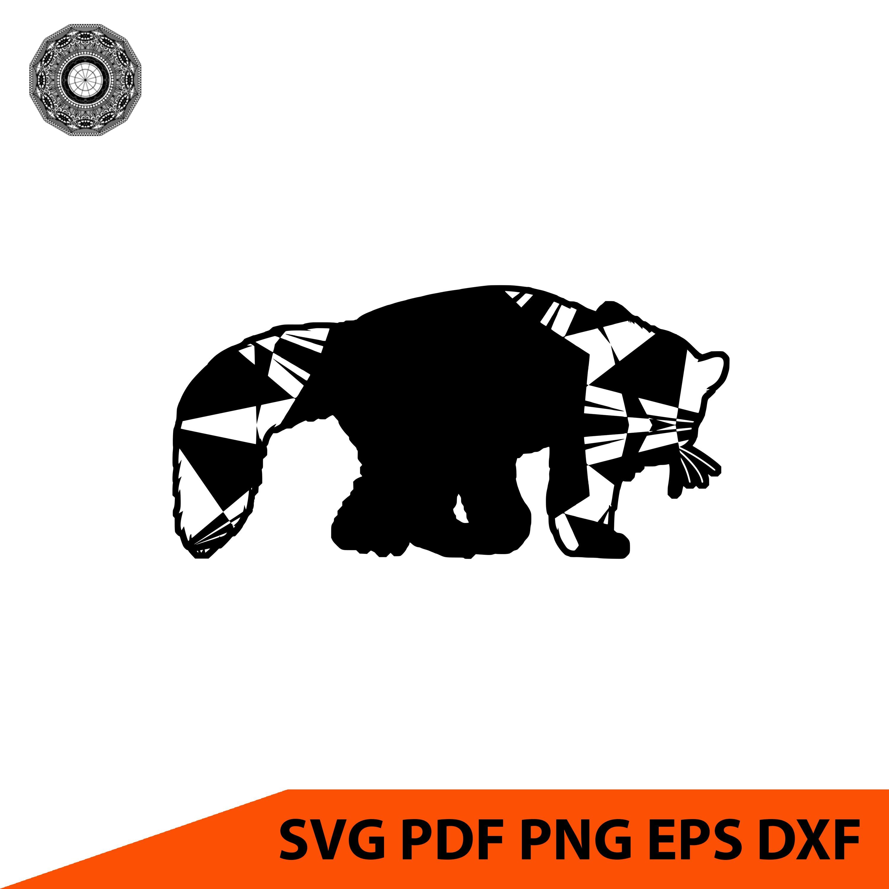 Download Free Svg Cut Vector Dxf Red Panda Mandalasvg Com
