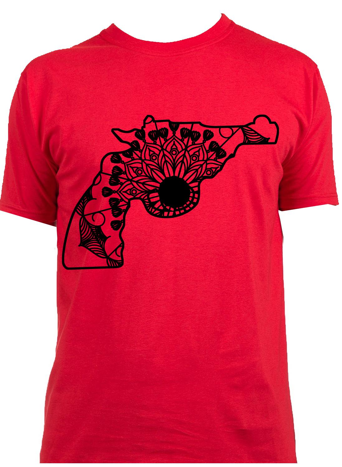 Download Revolver Gun Mandala Animal Svg T-Shirt Designs ...