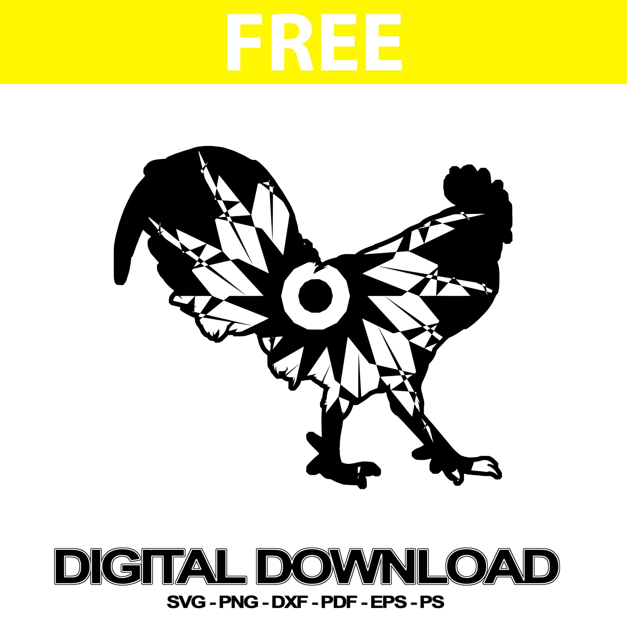 Download Rooster Svgs Files Mandala Files | Svg Free - Mandalasvg.com
