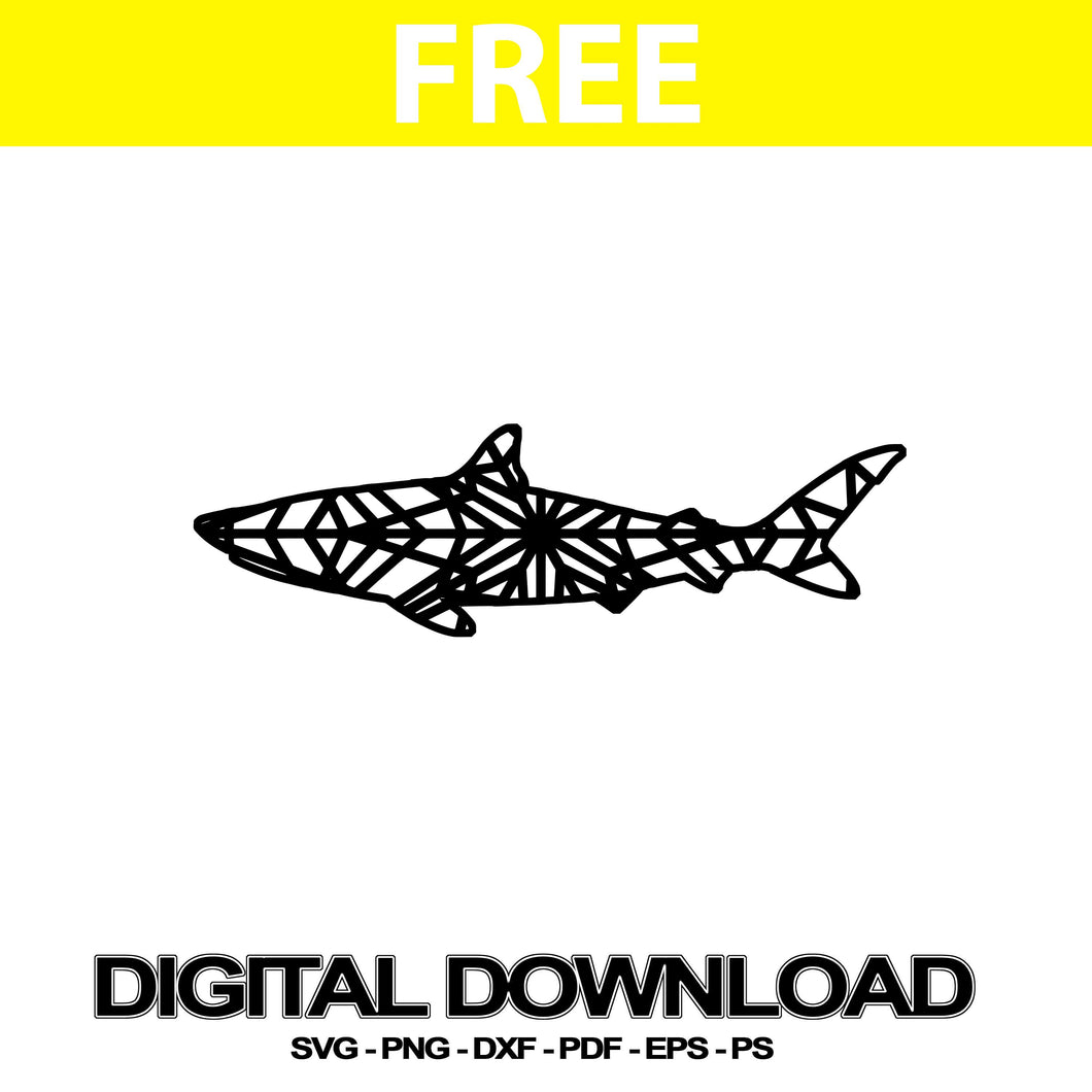 Download Shark Svg Files Mandala Design | Svg Free - Mandalasvg.com