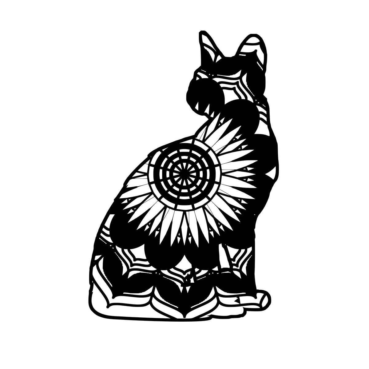 Free Free Mandala Cat Svg 745 SVG PNG EPS DXF File