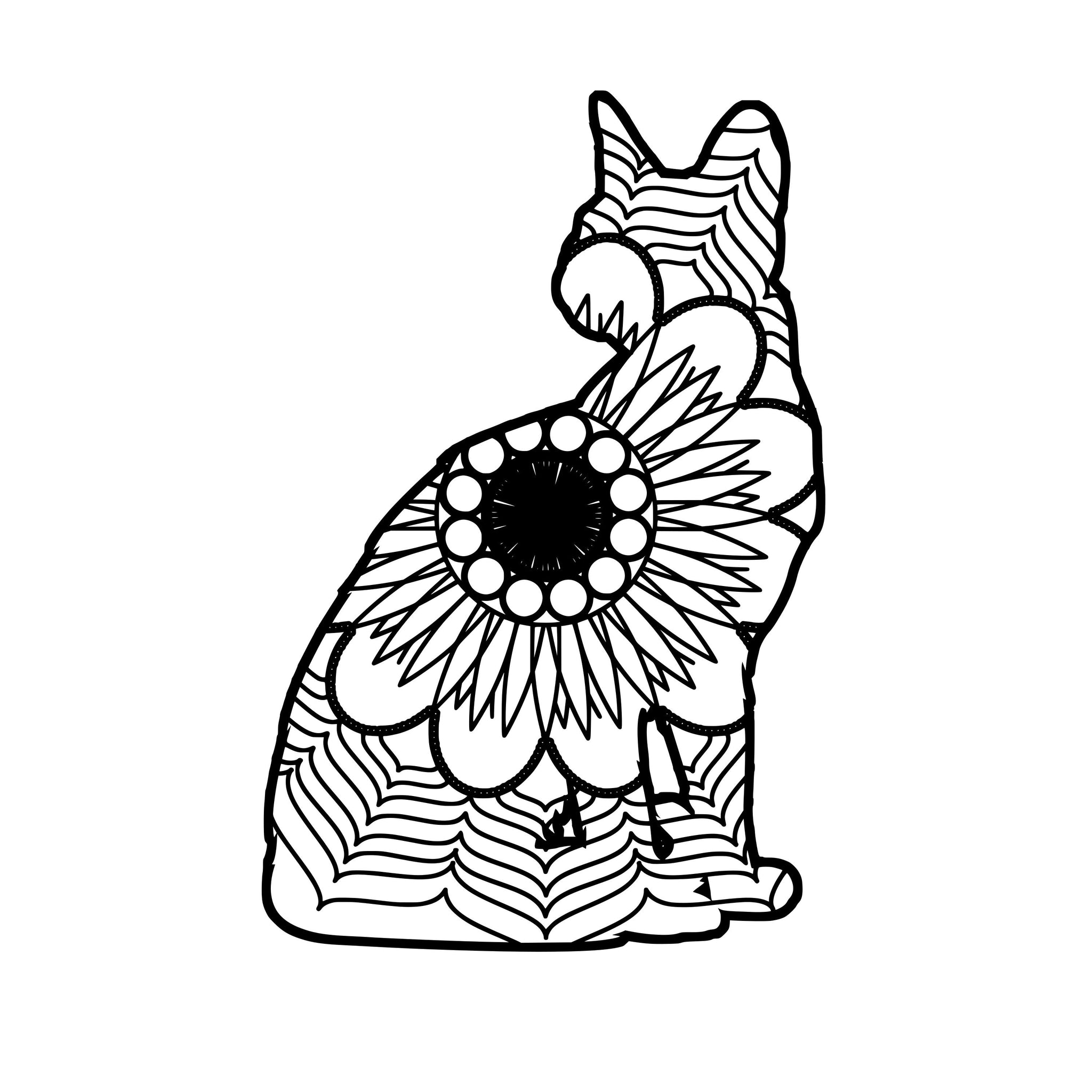 Mandala Cat Svg - 312+ SVG File for Cricut
