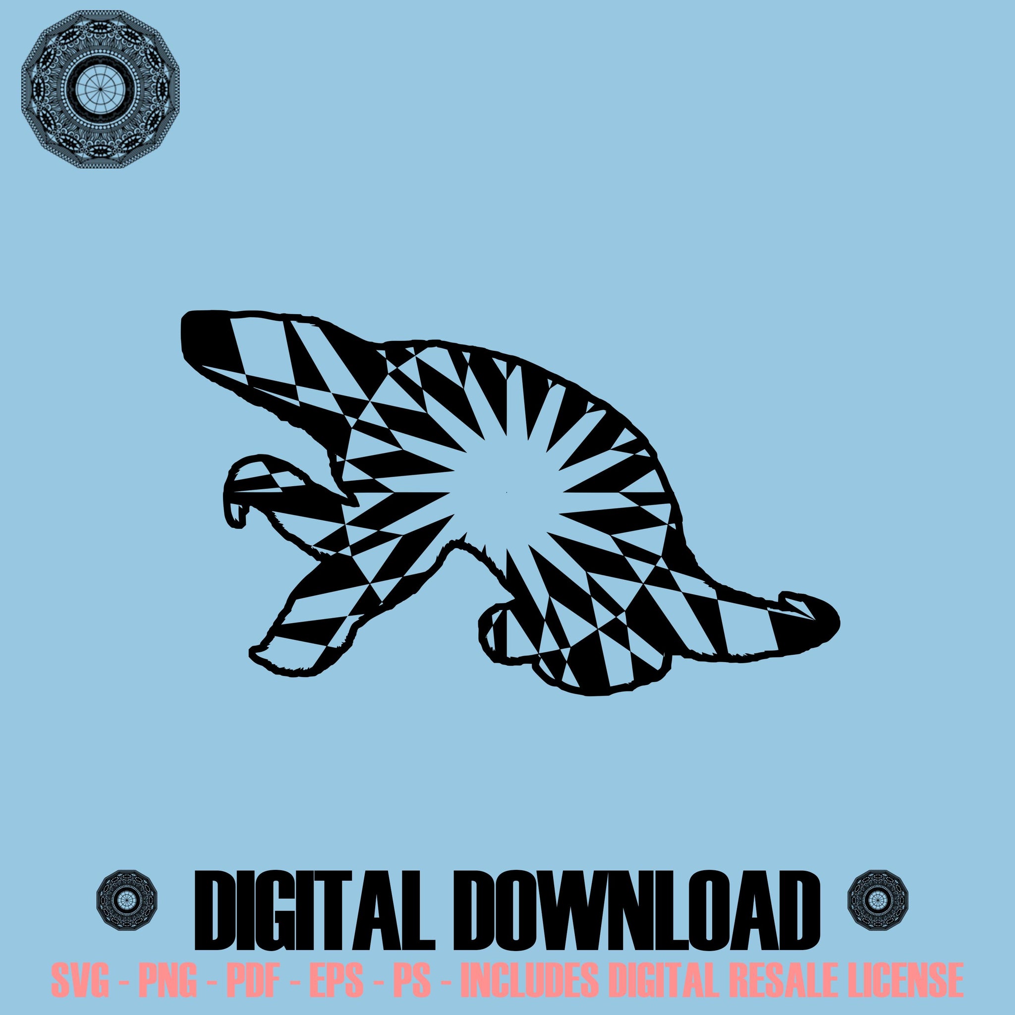 Download Sloth Mandala Svg November Collection Digital Download File With Resal Mandalasvg Com