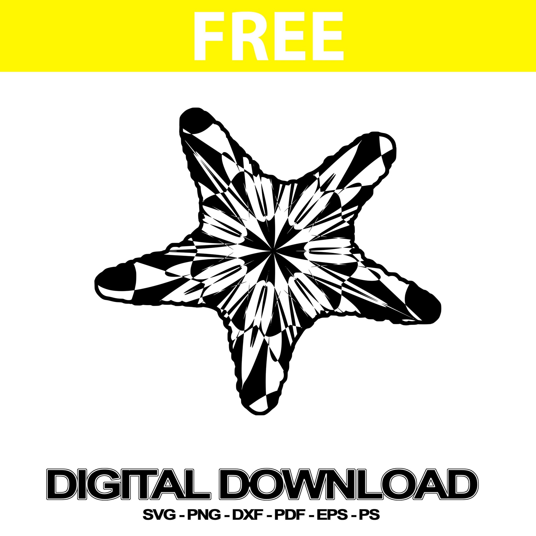 Download Starfish Svg Designs Mandala Svg Free Mandalasvg Com