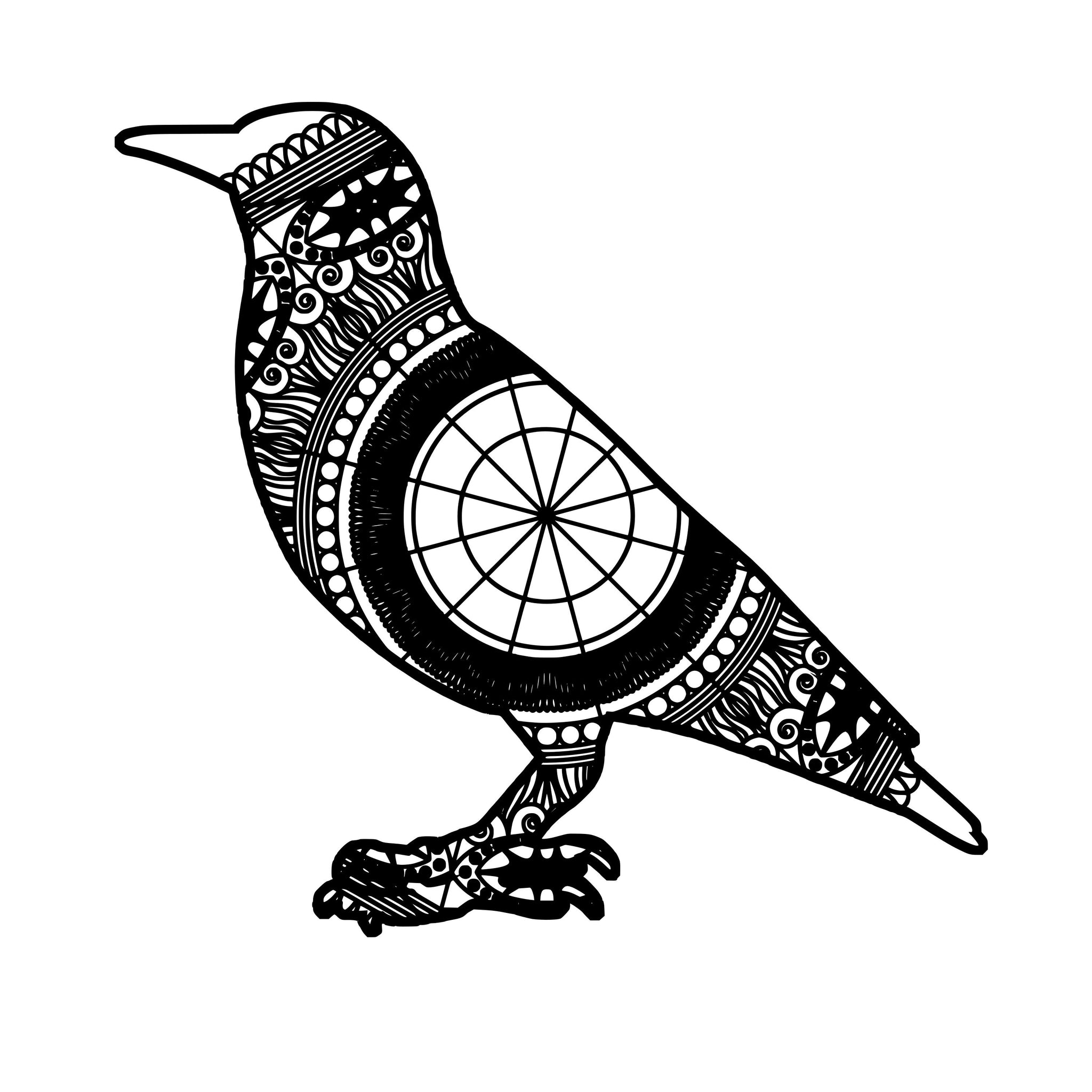 Download Starling Mandala Animal Svg - Mandalasvg.com