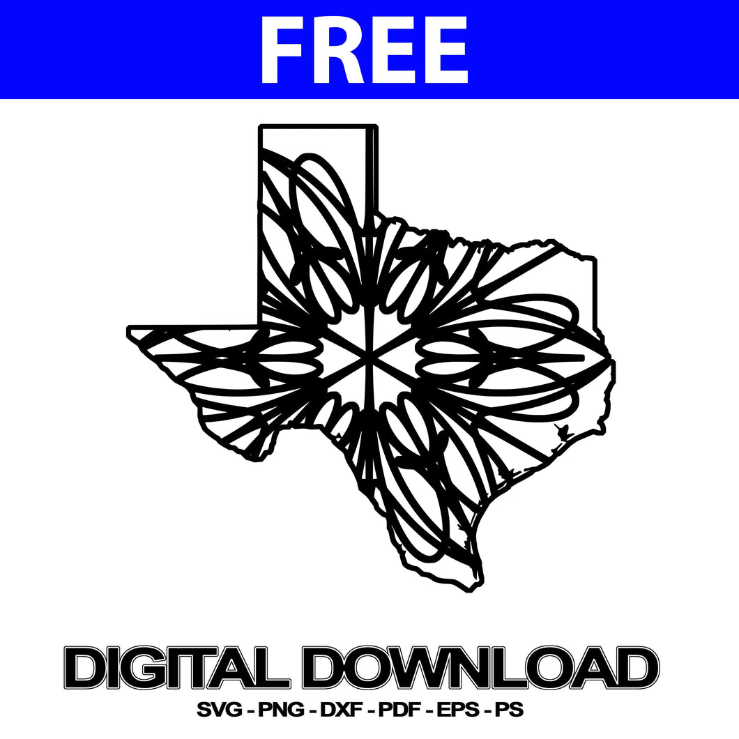 Download Texas Map Cheap Svg Files Mandala | Svg Free - Mandalasvg.com