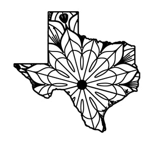 Download Texas Map Mandala Texas Map Mandala Svg Mandalasvg Com