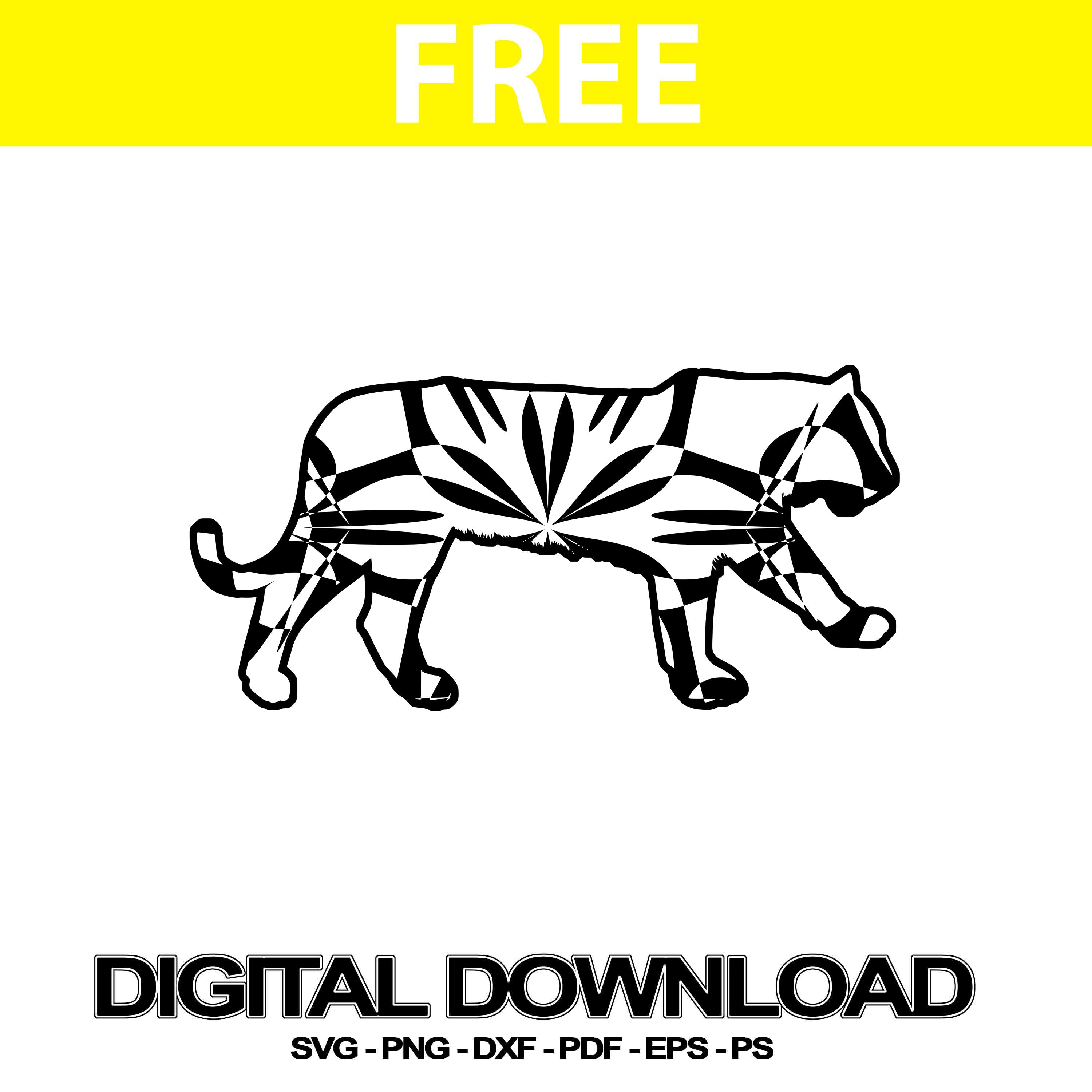 Free Free Mandala Tiger Svg 488 SVG PNG EPS DXF File