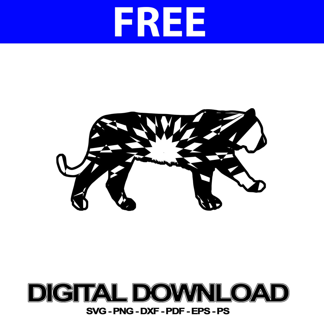 Download Tiger Svg Files For Silhouette Mandala PDF | Svg Free ...