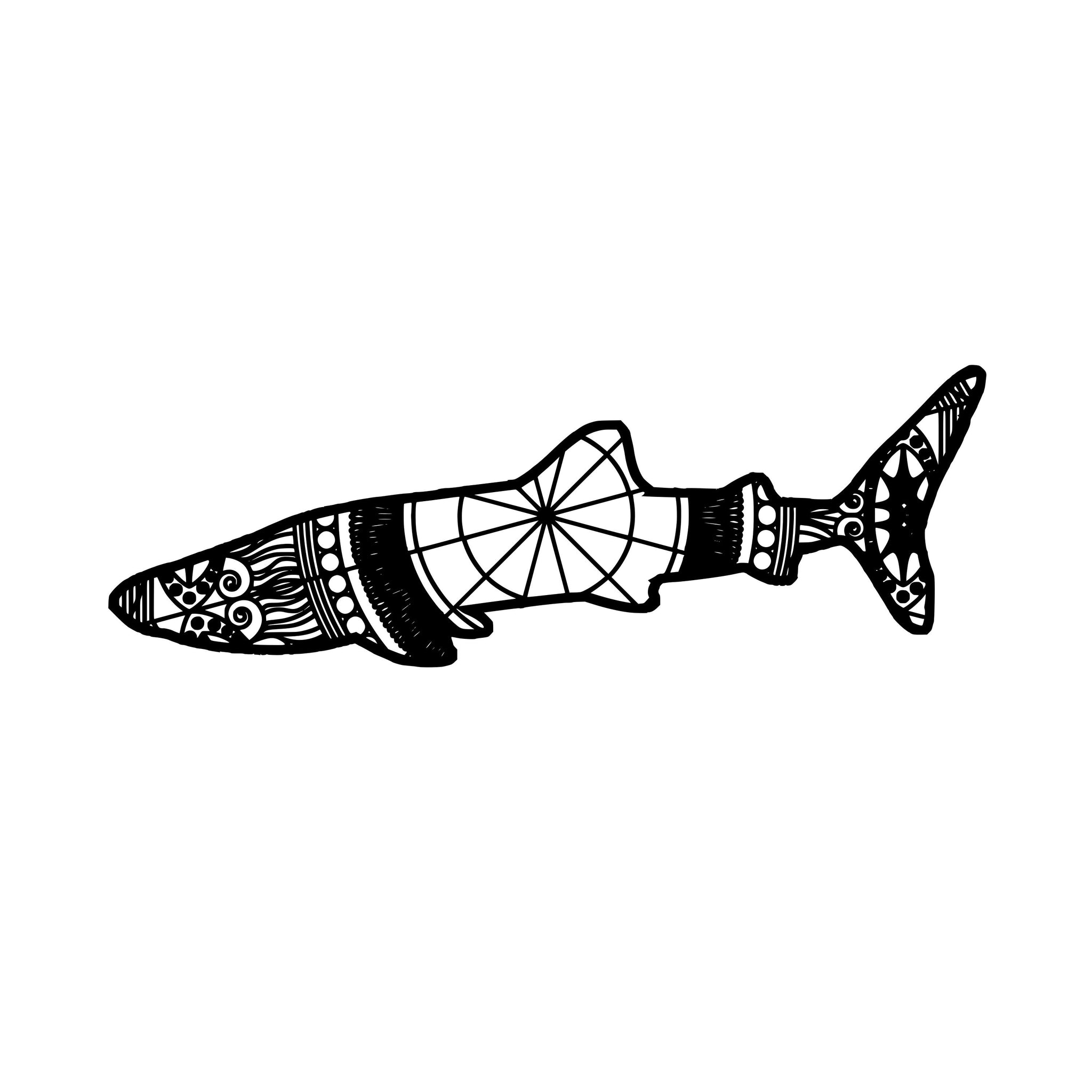 Free Free 206 Shark Mandala Svg SVG PNG EPS DXF File