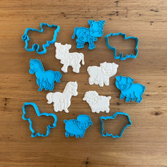 Farmyard animals cookie cutters, cookie cutter store