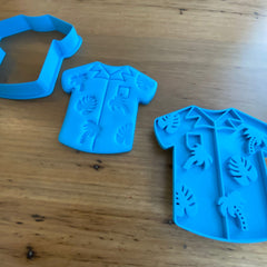 Summer shirt cookie cutter & stamp, Cookie Cutter Store