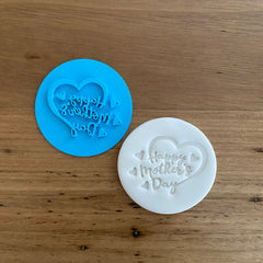 Happy Mother's Day Emboss Stamp, cookie cutter store