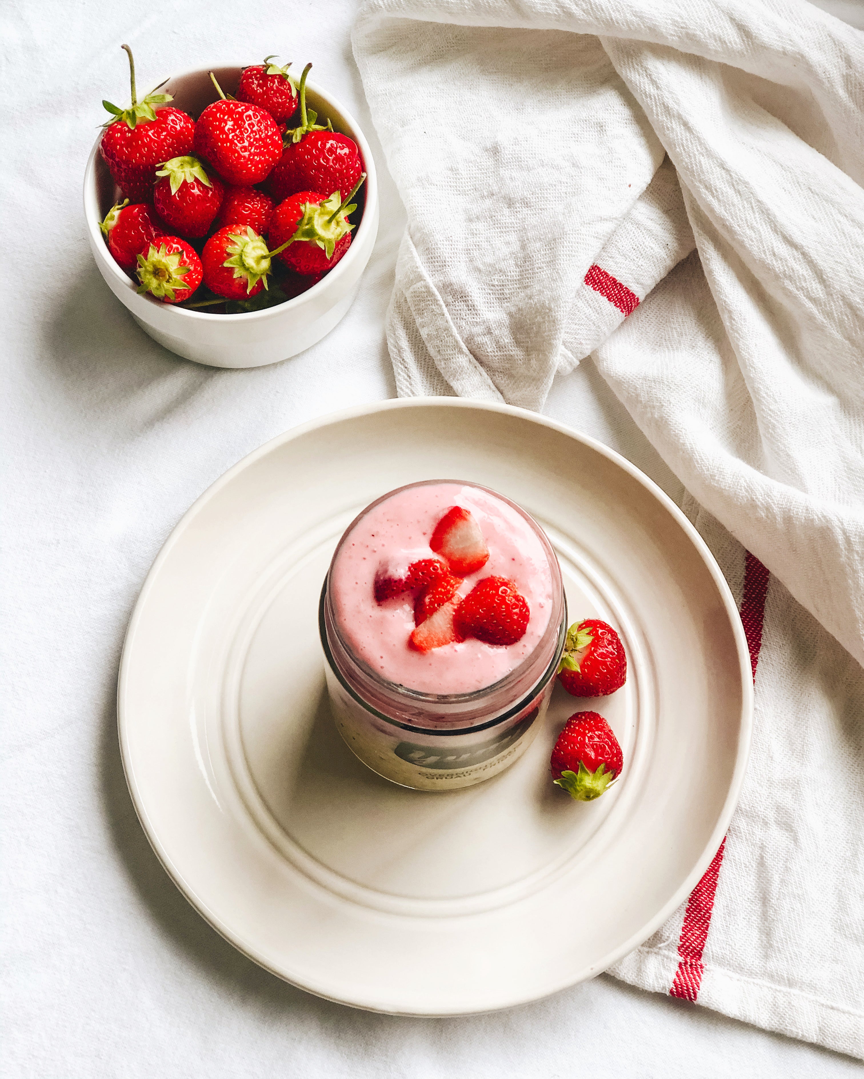 gruau-frigo fraise et crème
