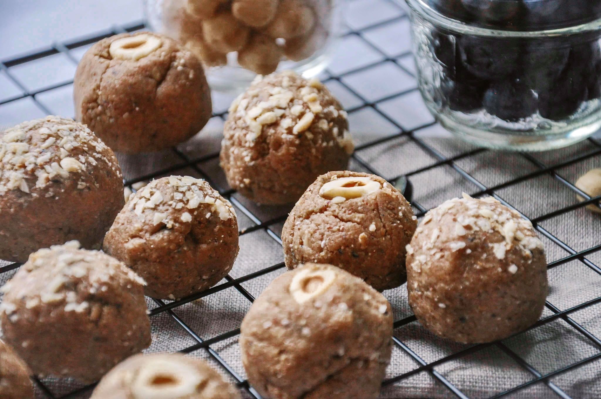 boules énergie bleuet noisette