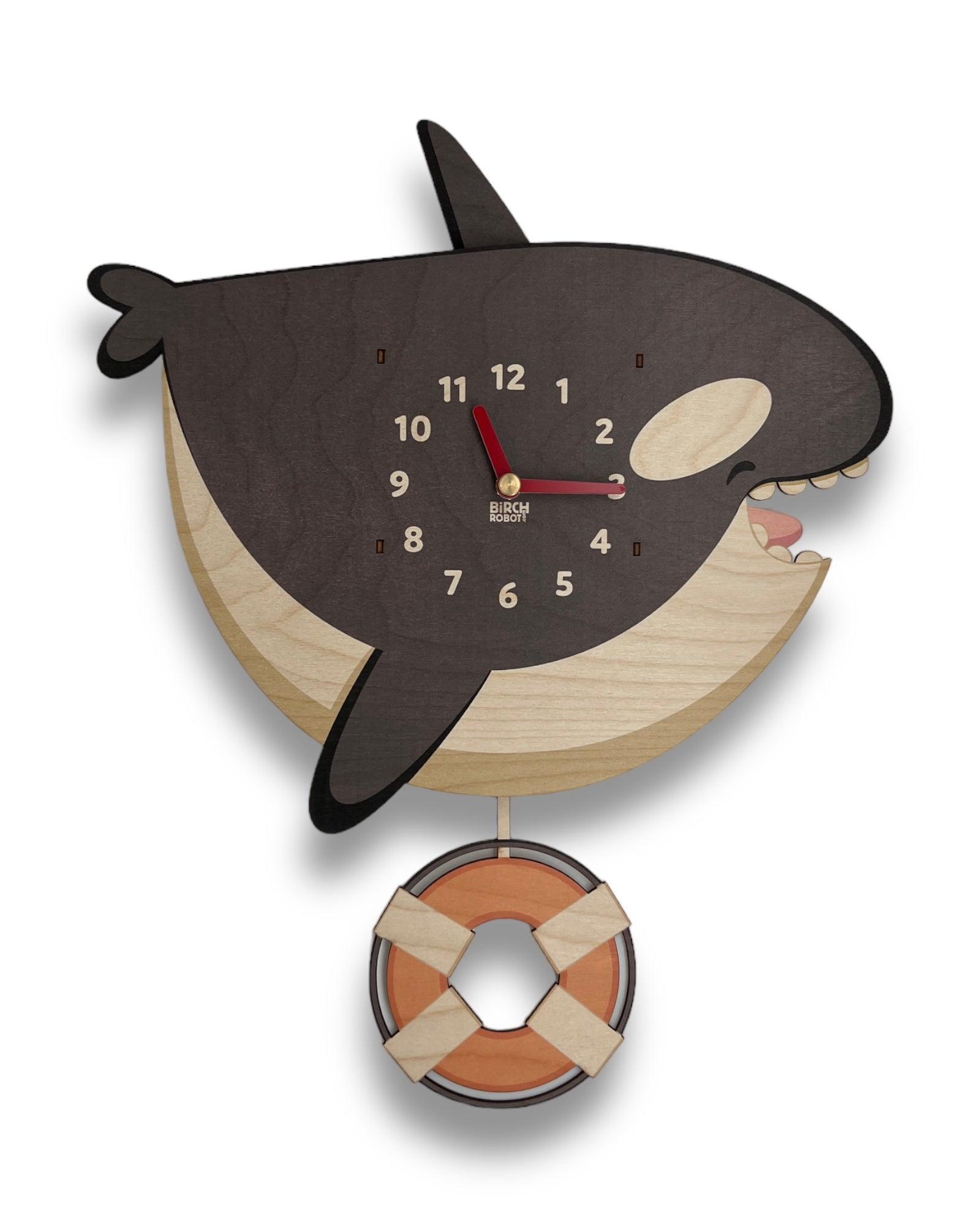 Bubbles the Orca Pendulum Clock