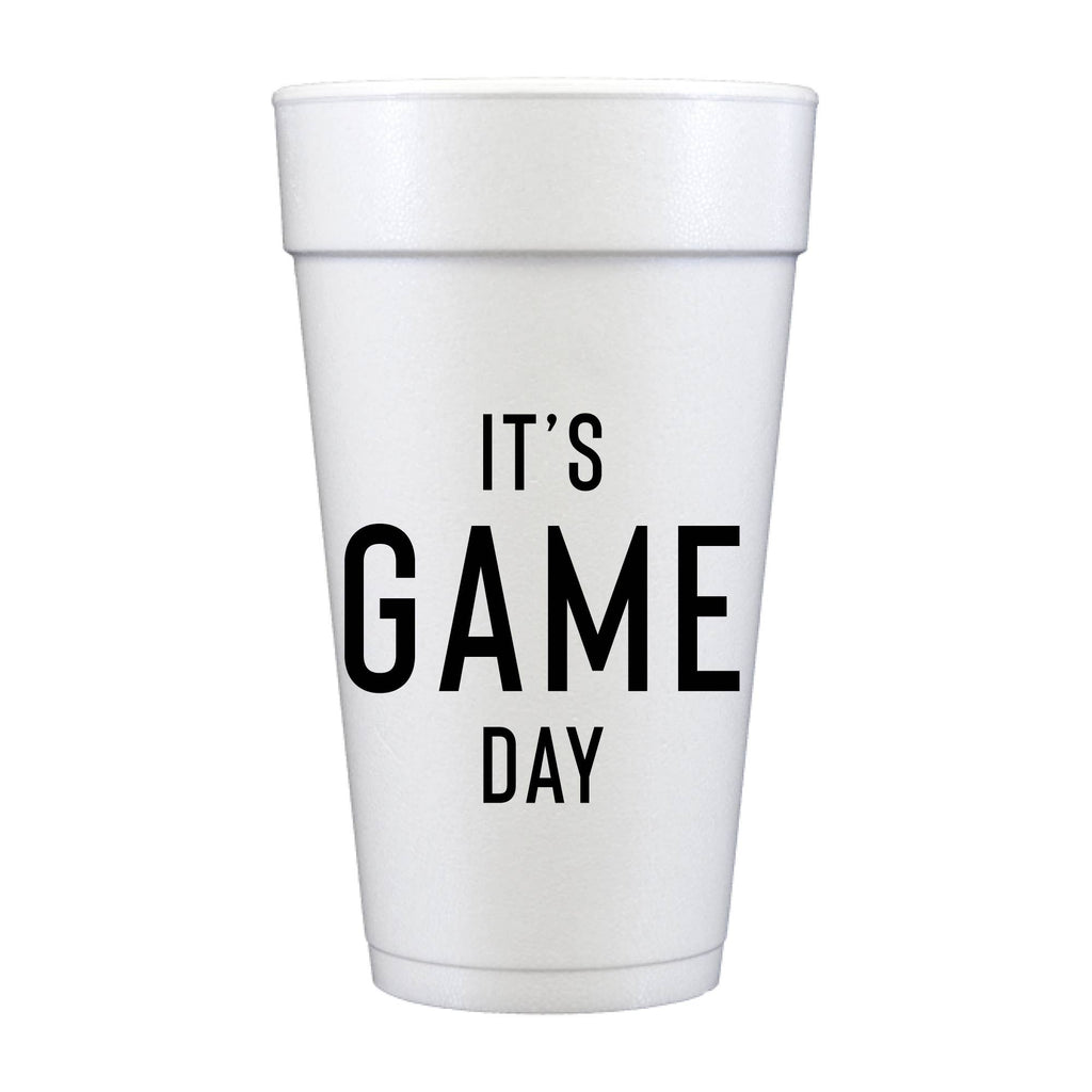 It's Game Day - 16oz Styrofoam Cups