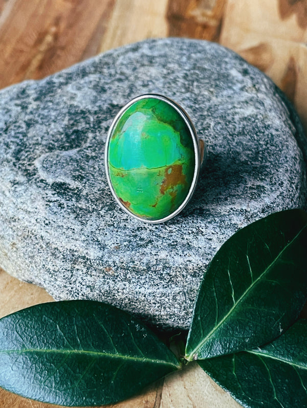 African Turquoise Earth Ring (Size 10) – Tribal Voices