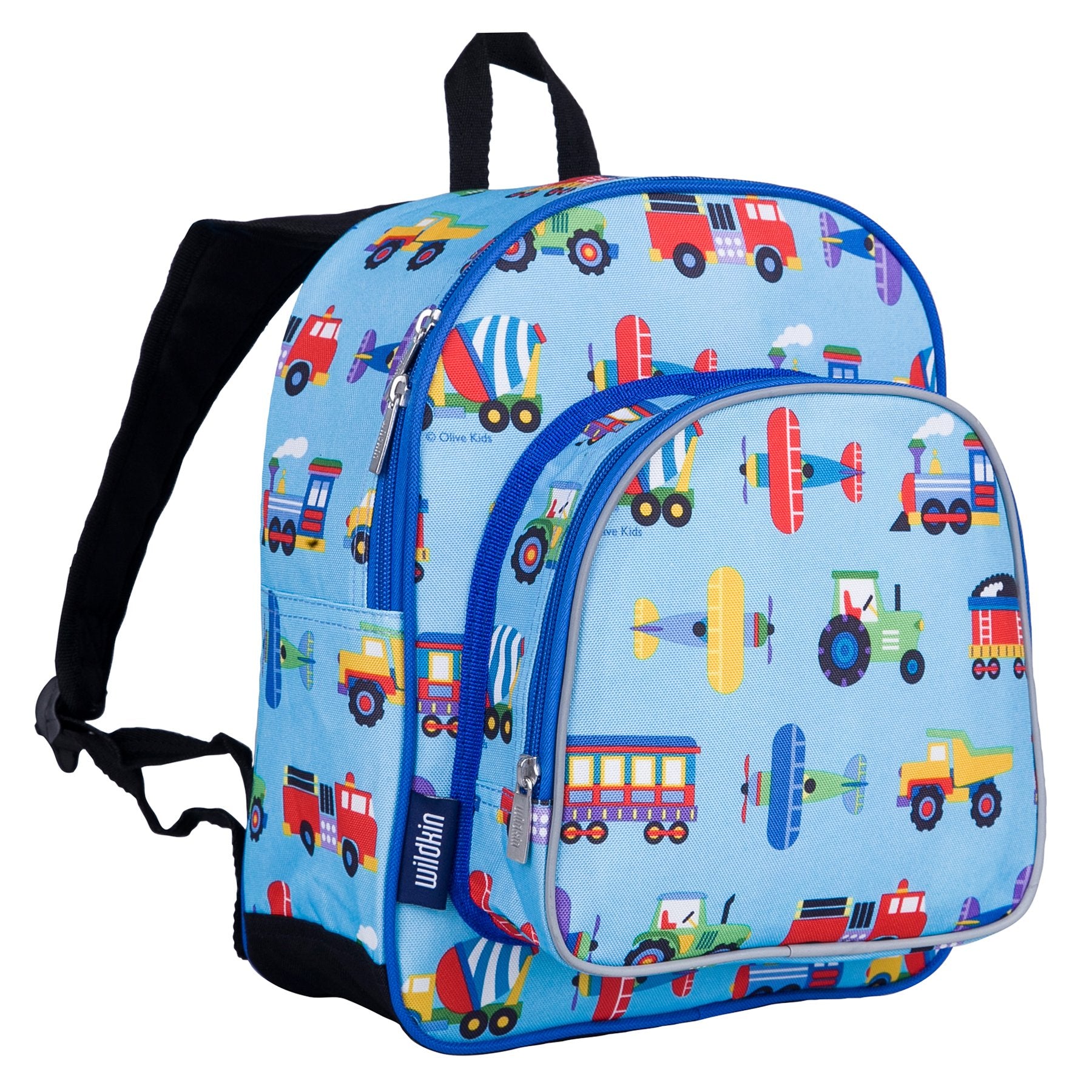 Wildkin Kids Zippered Pencil Case , Perfect for Packing School Supplies and  Travel Essentials (Trains Planes & Trucks)