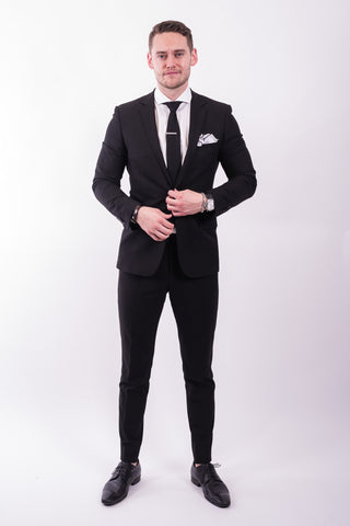 black suit ideas for wedding