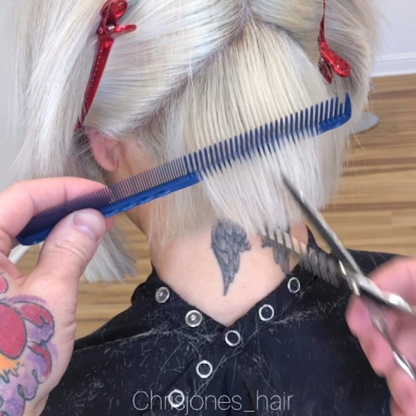 5 Bob Lob Haircut Texturizing Technique Videos Arc Scissors