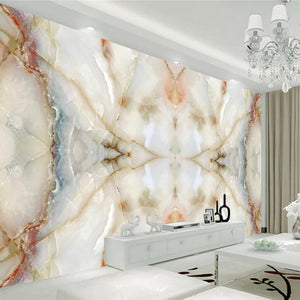 Beautiful Pink, White, Gray and White Marble Wallpaper Mural, Custom Sizes Available Household-Wallpaper Maughon's 
