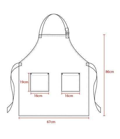 joey denim bib apron