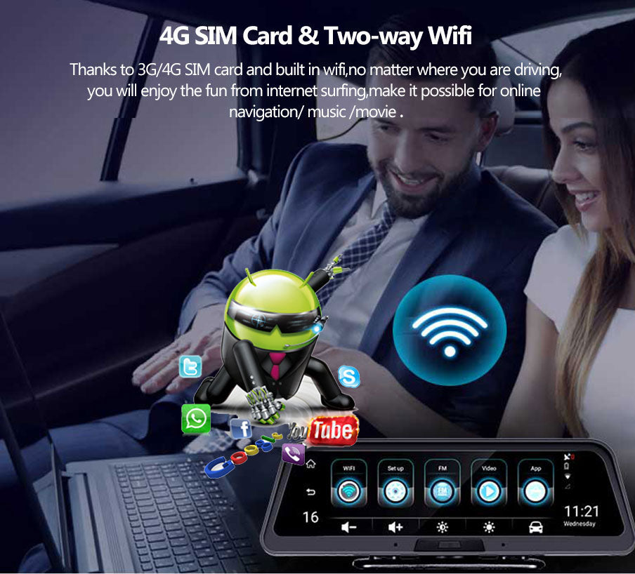 ANSTAR 10 Dash Cam Dashboard Cámara WiFi ADAS Coche – Marketify.mx
