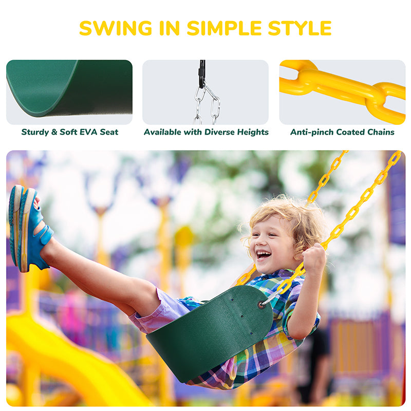 metal swing set for adults